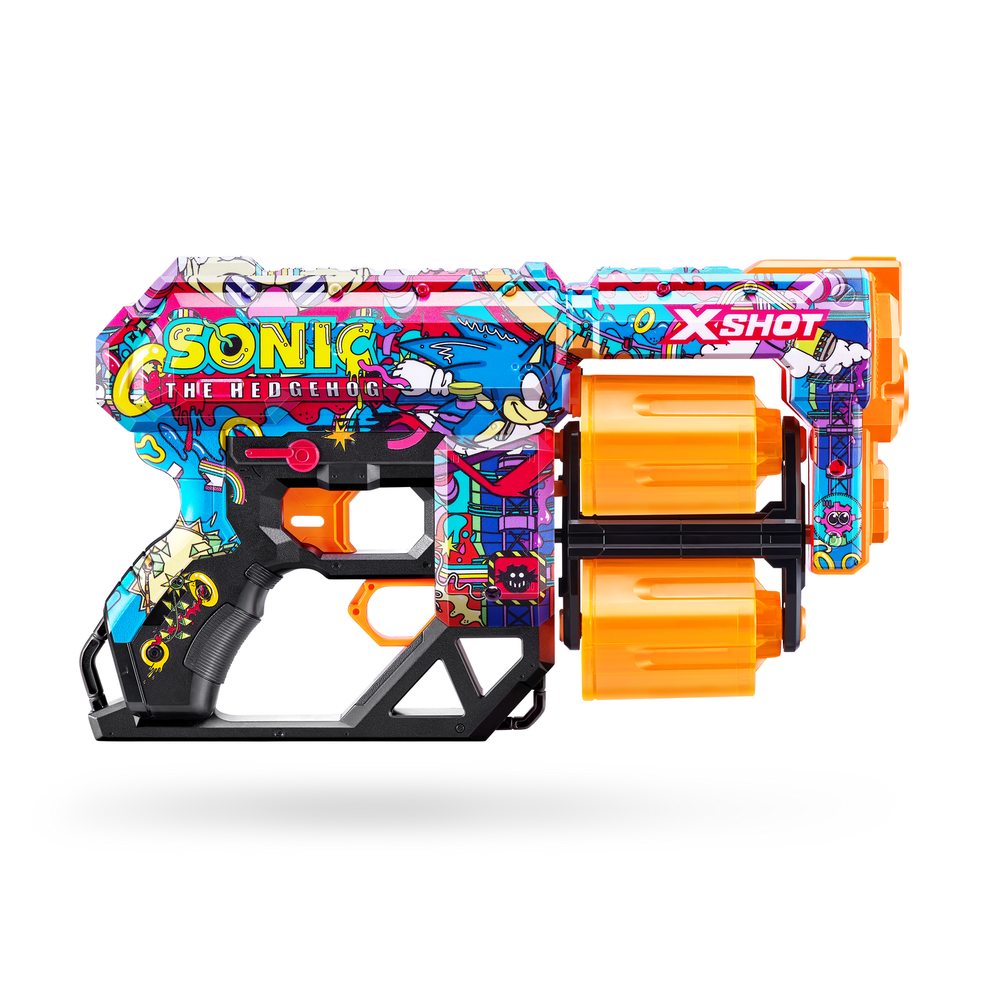 X-Shot Skins Dread Sonic (12 Darts)-Robotnik