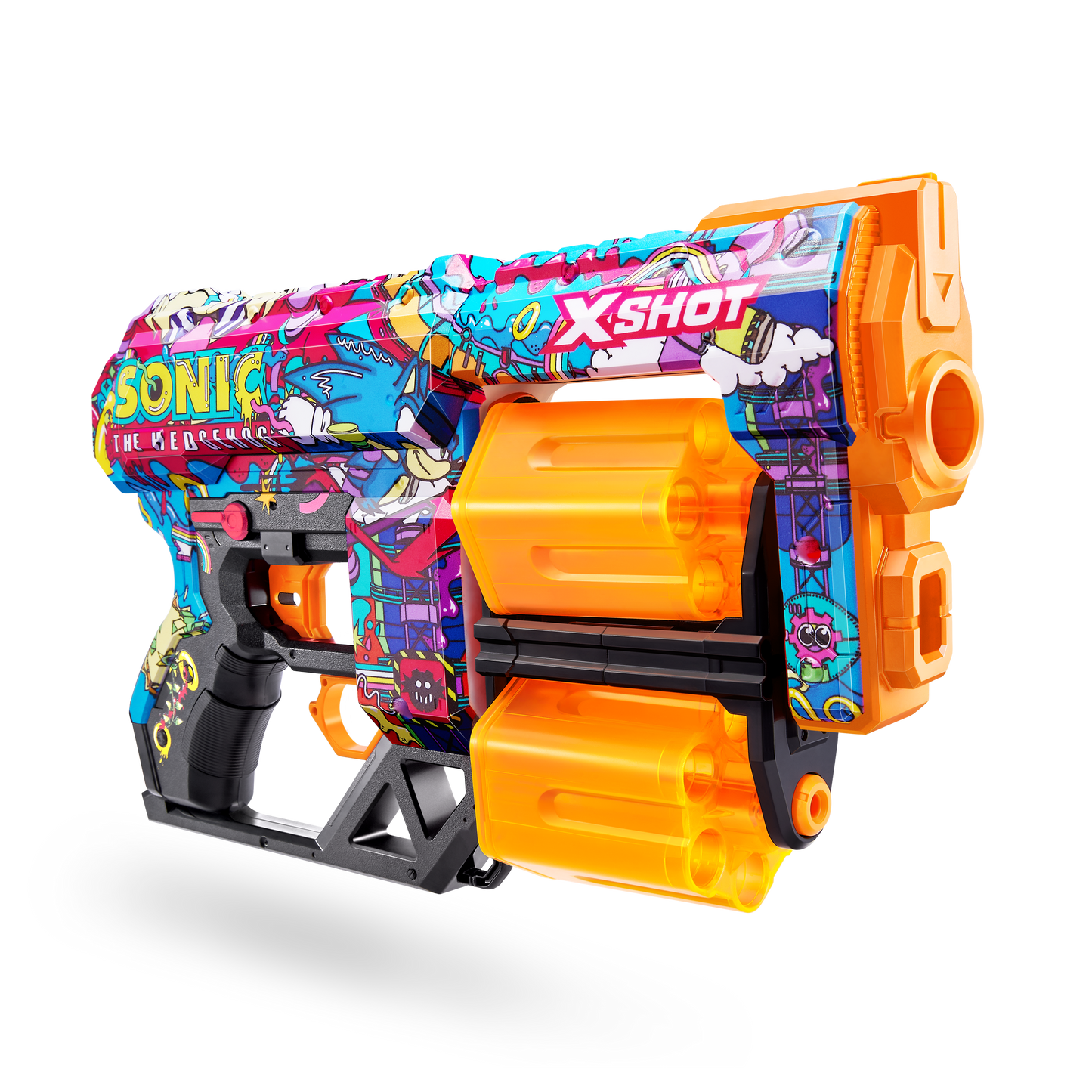 X-Shot Skins Dread Sonic (12 Darts)-Robotnik