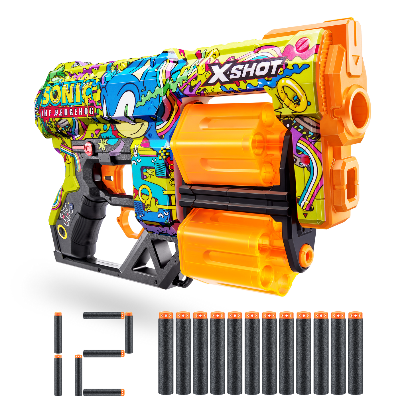 X-Shot Skins Dread Sonic (12 Darts)-Hyper Strike