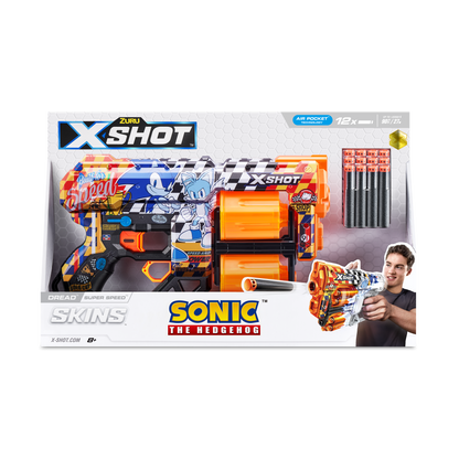 X-Shot Skins Dread Sonic (12 Darts)-Super Speed