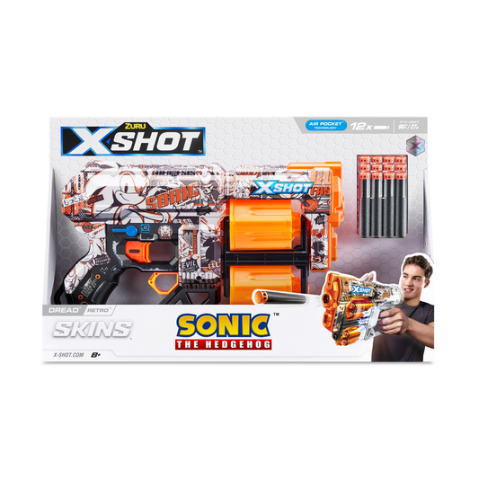 X-Shot Skins Dread Sonic (12 Darts)-Retro