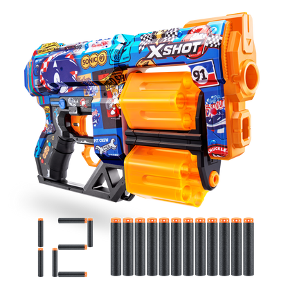 X-Shot Skins Dread Sonic (12 Darts)-Race Team