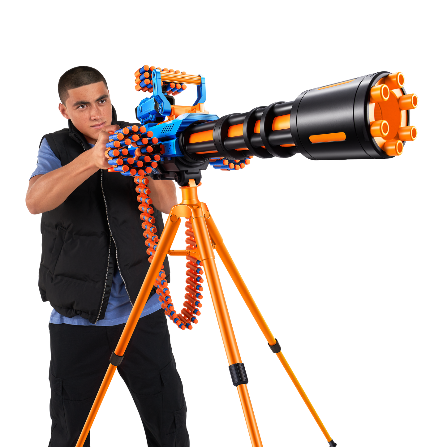 X-Shot Insanity Motorized Age Fire Gatling Gun w/ Tripod