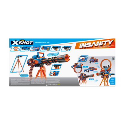 X-Shot Insanity Motorized Age Fire Gatling Gun w/ Tripod