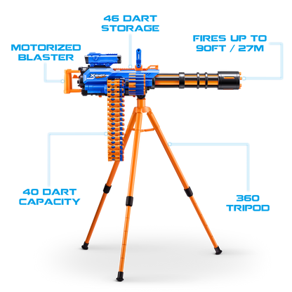 X-Shot Insanity Motorized Age Fire Gatling Gun w/ Tripod