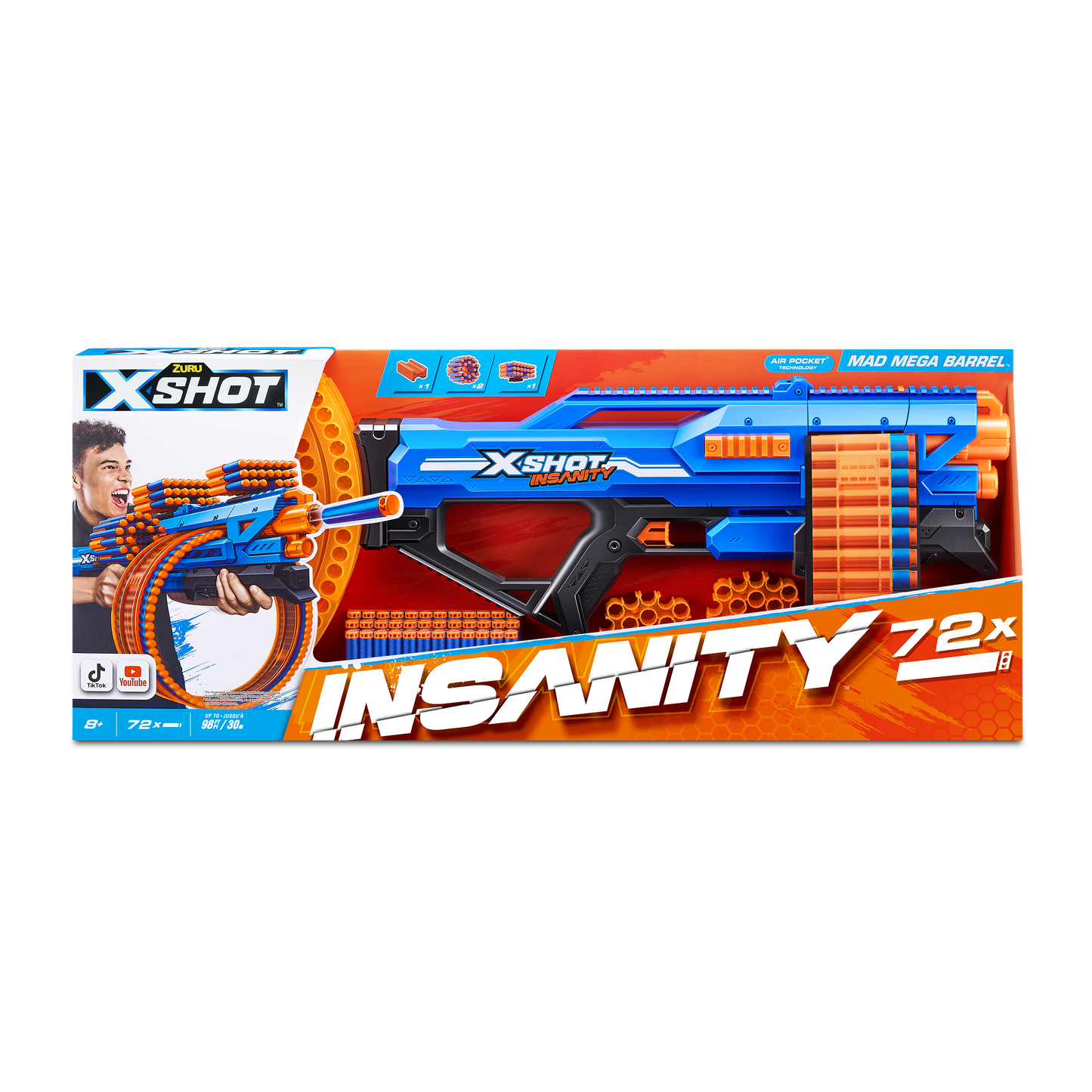 X-Shot Insanity Mad Mega Barrel