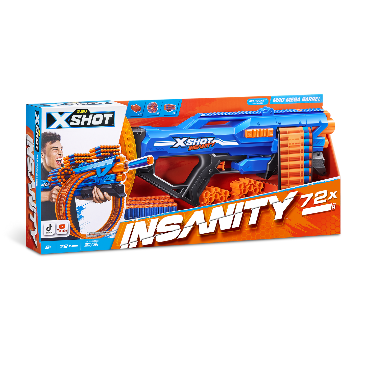 X-Shot Insanity Mad Mega Barrel