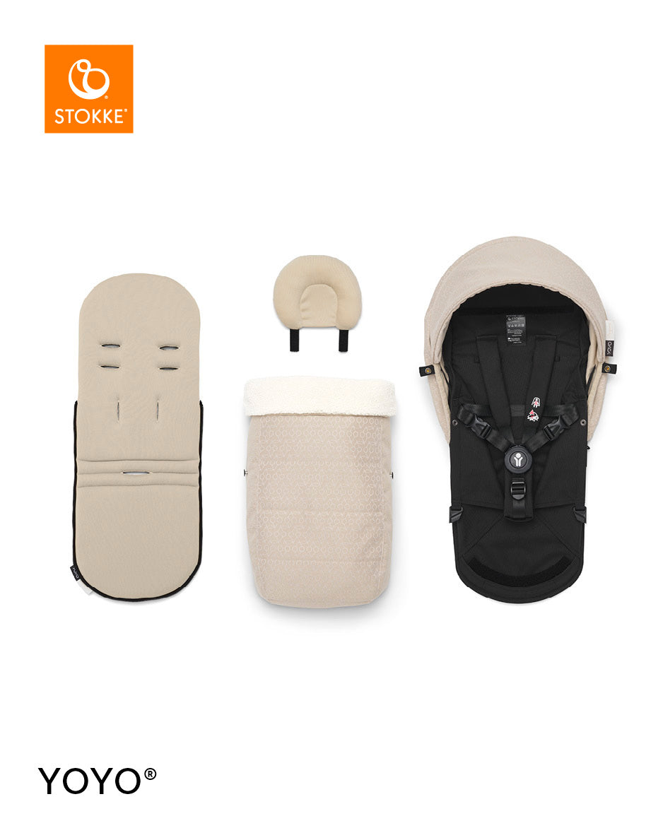Stokke® YOYO³ stroller with newborn pack-Bonpoint