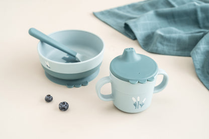 Done by Deer-Foodie first meal set w/suction - Elphee - Blue