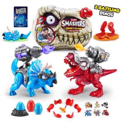 Smashers Dino Island T-Rex Battle Playset (Large) (S1)