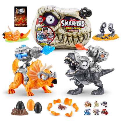 Smashers Dino Island T-Rex Battle Playset (Large) (S1)