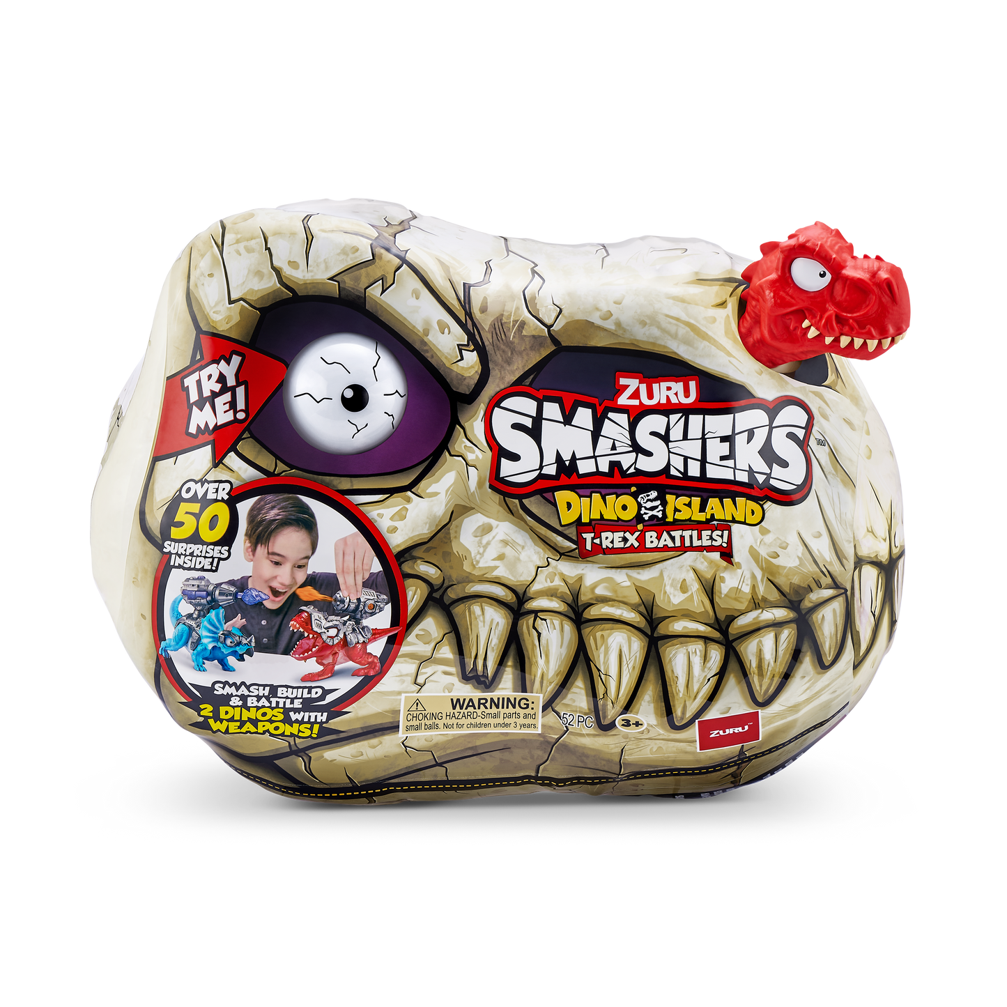 Smashers Dino Island T-Rex Battle Playset (Large) (S1)