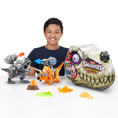 Smashers Dino Island T-Rex Battle Playset (Large) (S1)