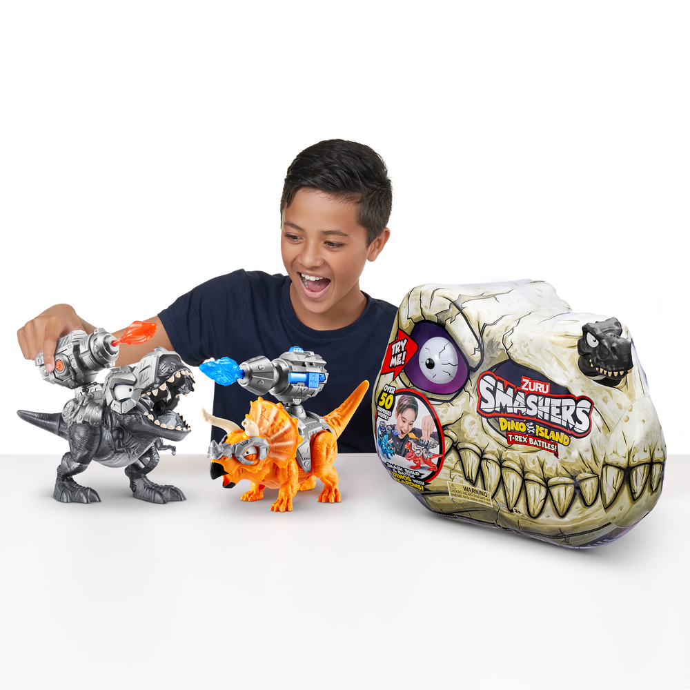 Smashers Dino Island T-Rex Battle Playset (Large) (S1)