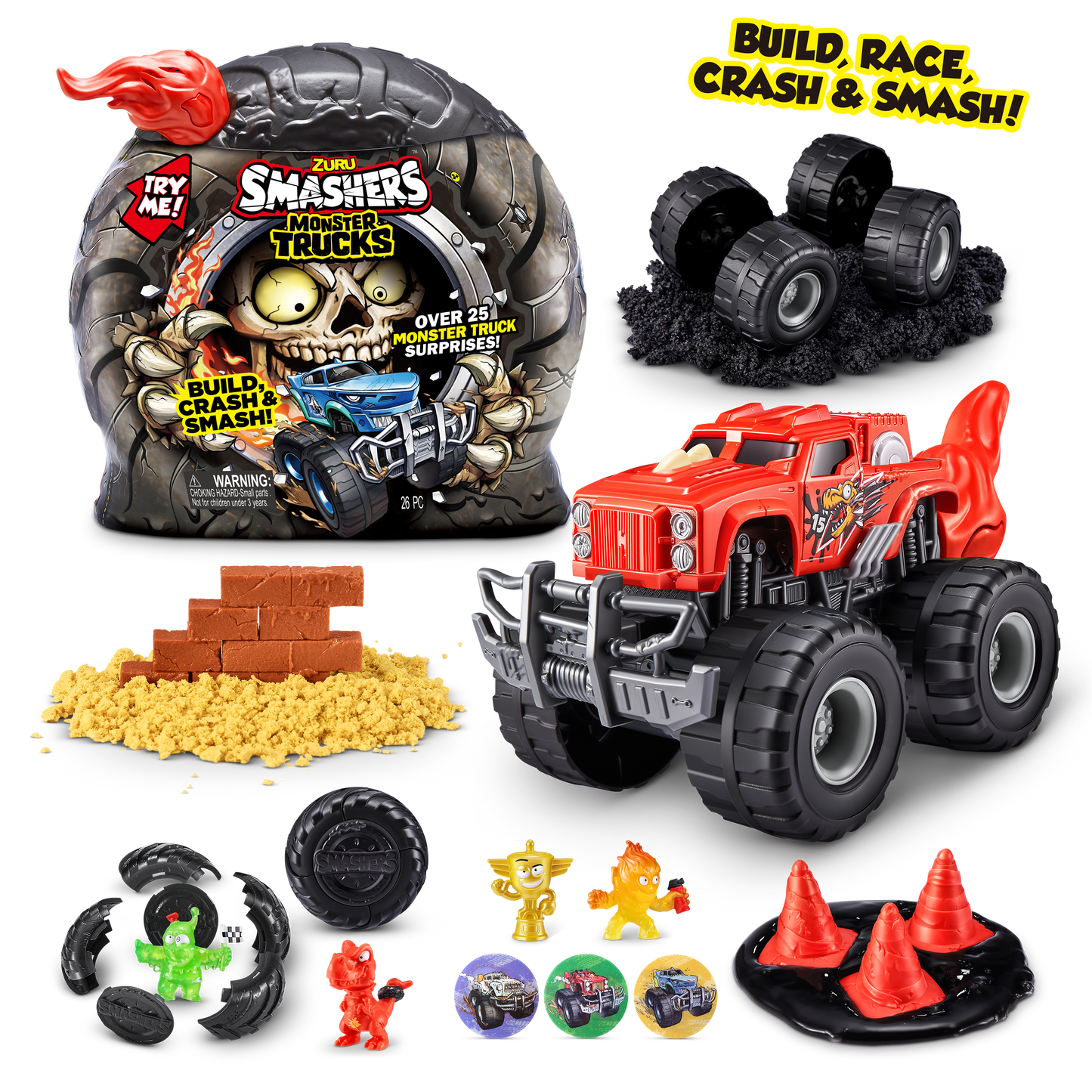 Smashers Monster Truck Surprise Playset (S1)