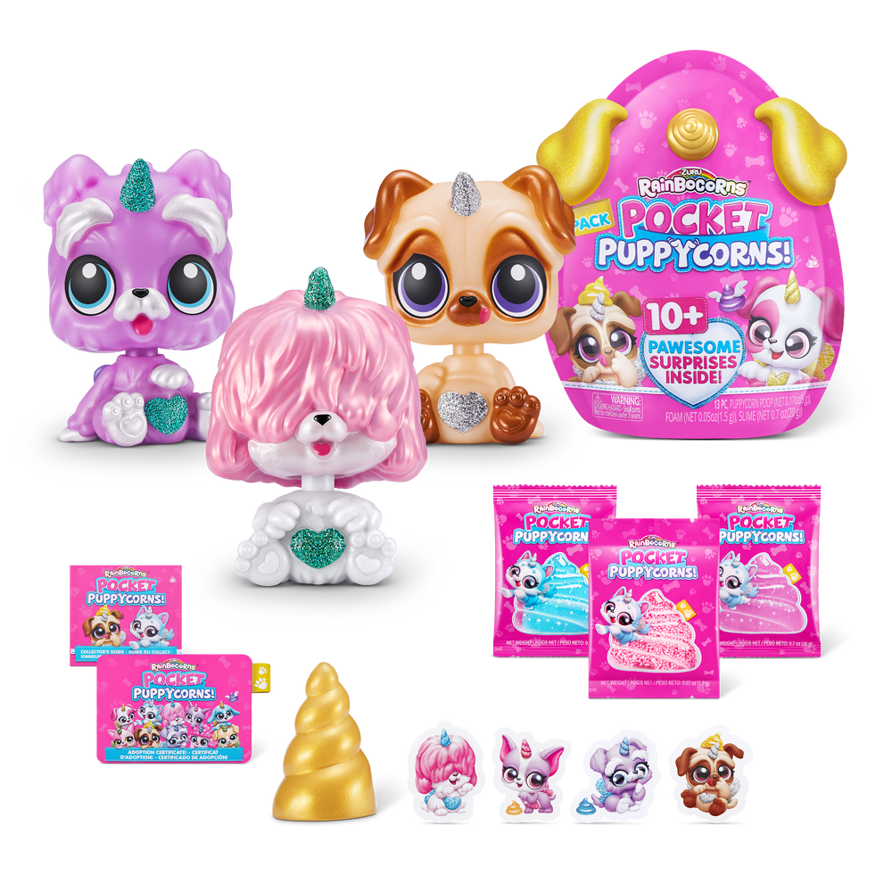 Rainbocorns Pocket Puppycorn Surprise Bobble Head (Large) (S1)