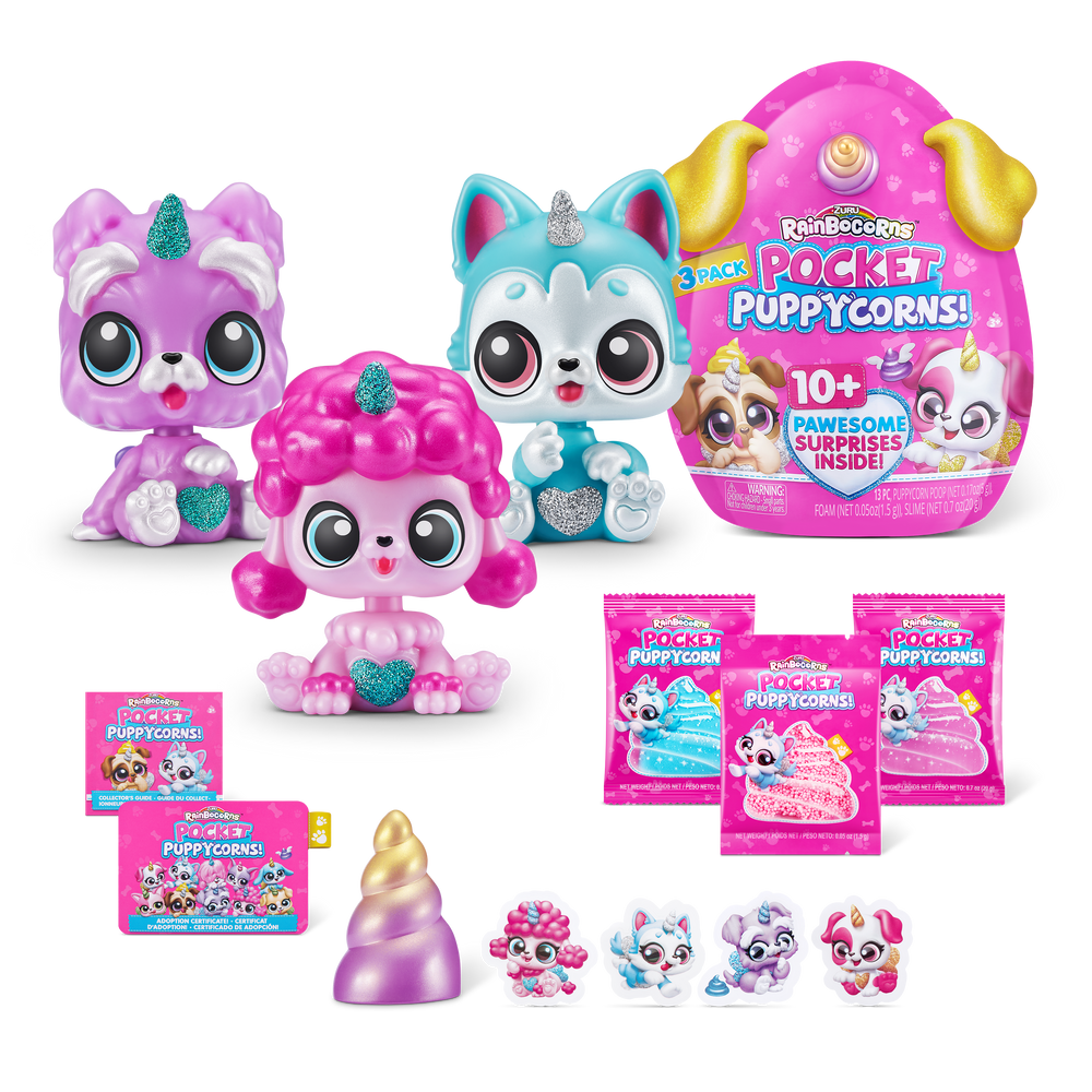 Rainbocorns Pocket Puppycorn Surprise Bobble Head (Large) (S1)