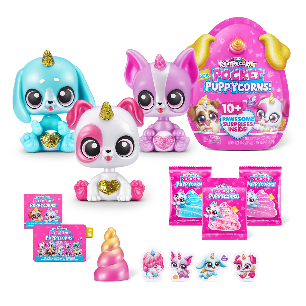Rainbocorns Pocket Puppycorn Surprise Bobble Head (Large) (S1)