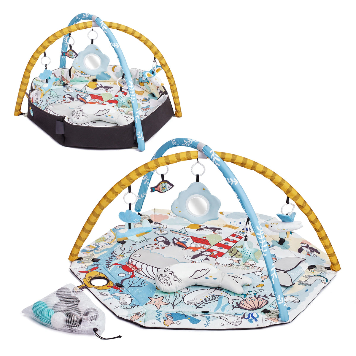 Kinderkraft - Mata Education Smartplay Sea Mat - 12 Balls
