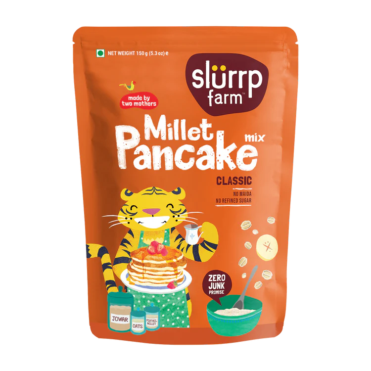 Slurrp Farm-Classic Millet Pancake Mix 150G