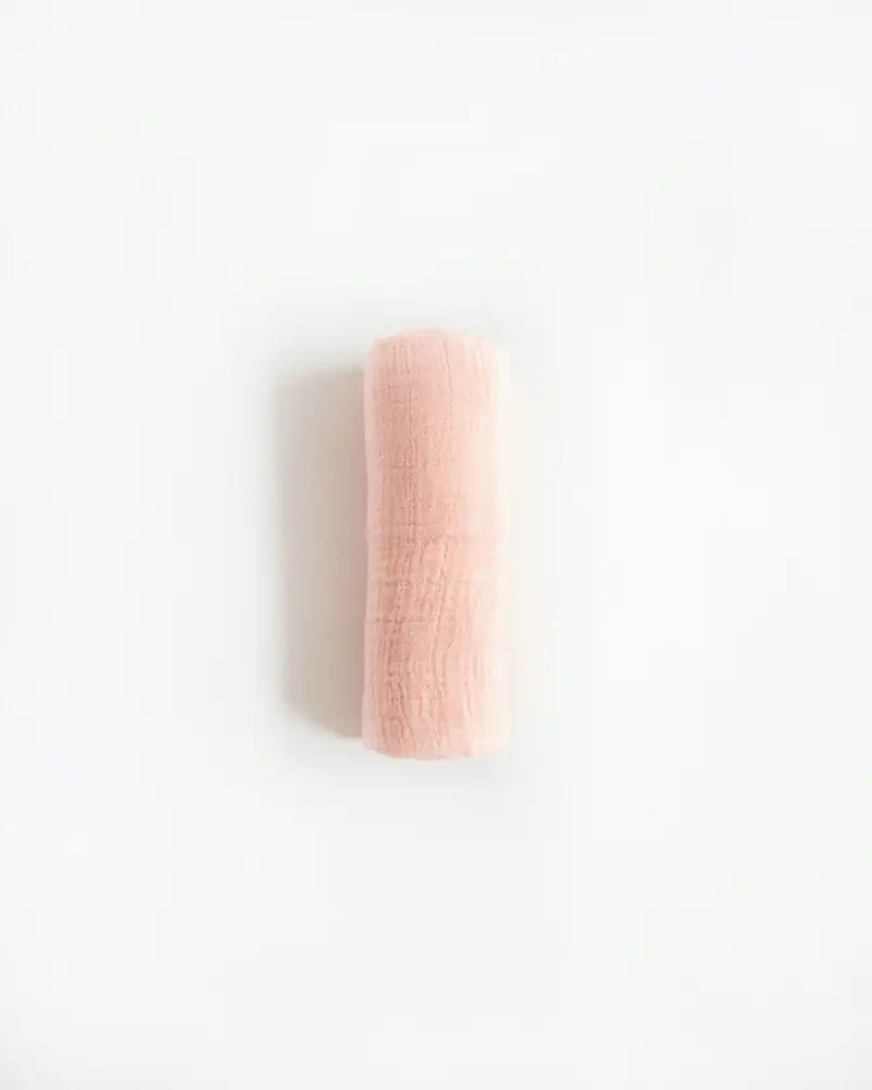 Little Unicorn - Cotton Muslin Swaddle -Rose Petal