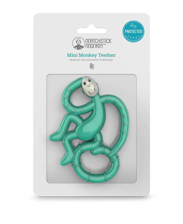 Matchstick Monkey - Mini Monkey Teether - Green