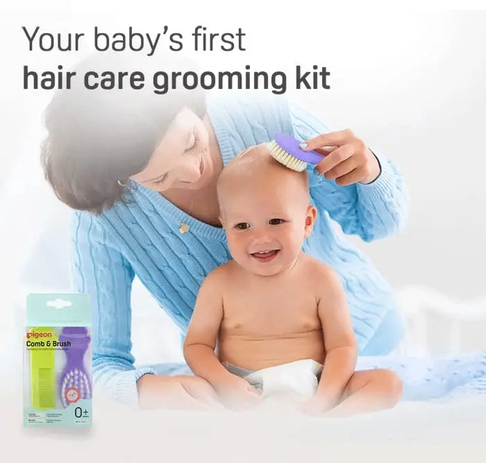 Pigeon Baby Comb & Brush Set