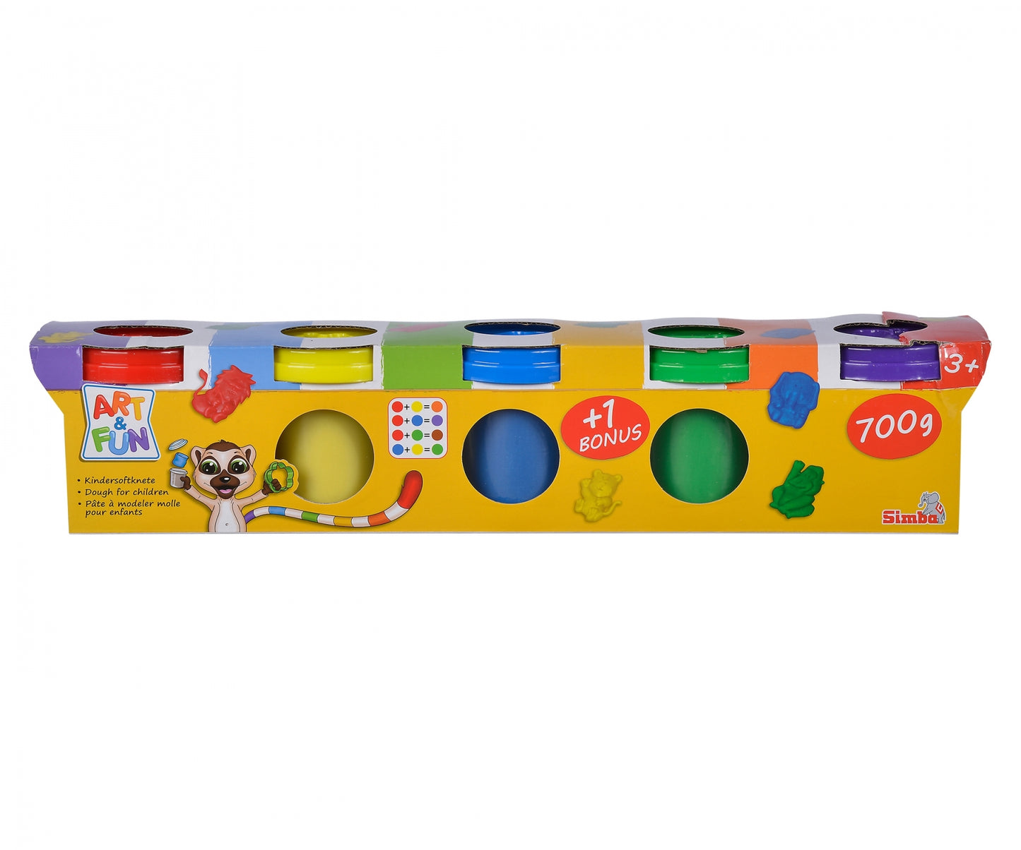 Art&Fun Soft Dough 4+1 Bonuspack