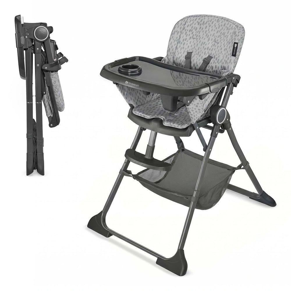 Kinderkraft Foldee High Chair - Grey