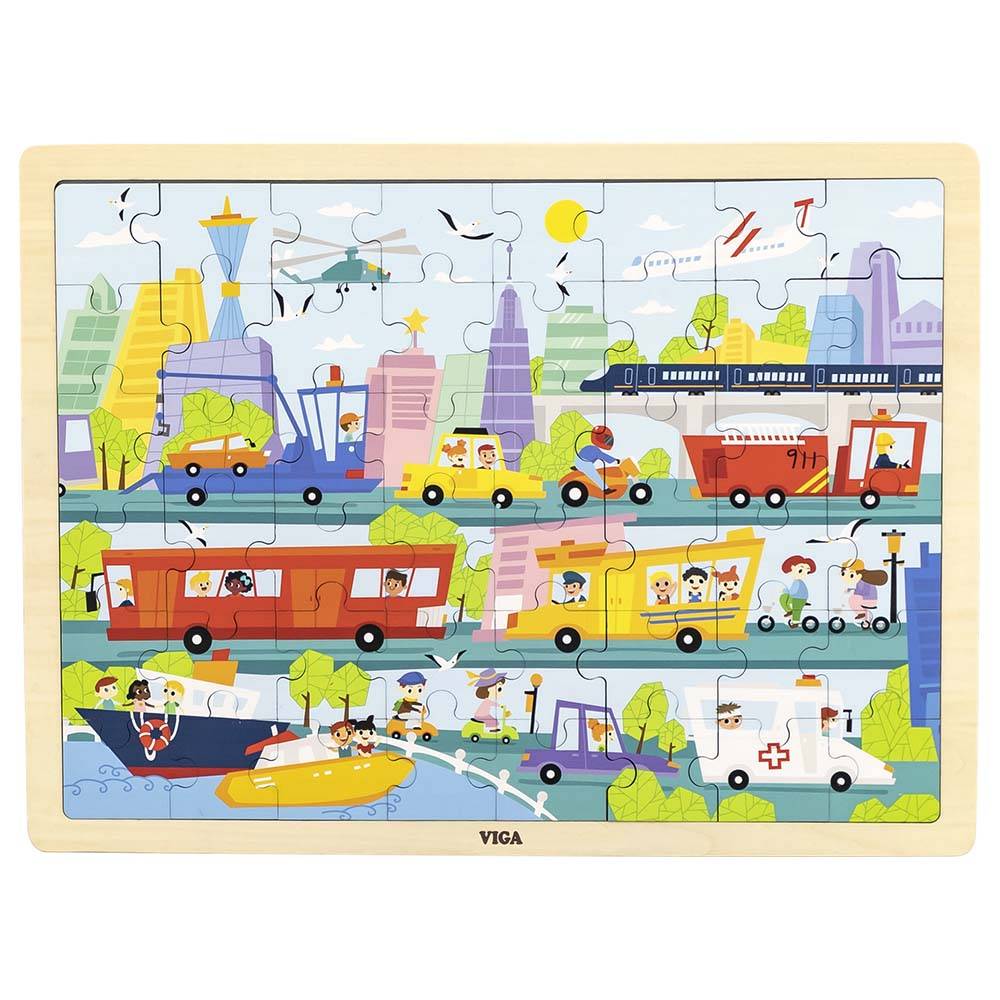 City Transportation Puzzle 48Pcs - Viga