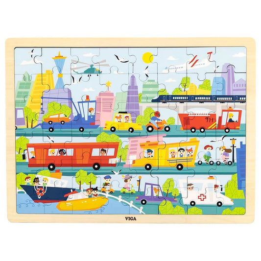 City Transportation Puzzle 48Pcs - Viga