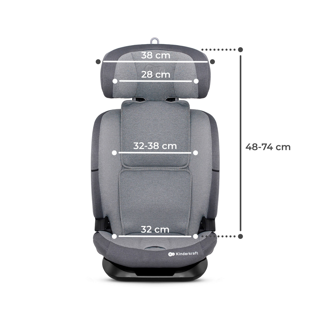 Kinderkraft - OneTo3 I-Size Car Seat - Grey