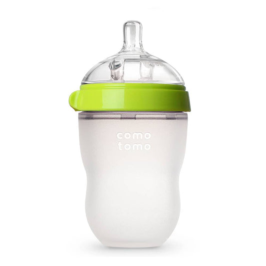 Comotomo - Natural Feel Baby Bottle 250ml - Green