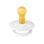 BIBS Colour Latex Pacifier - White (Size 1)