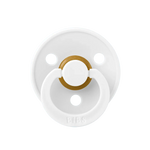 BIBS Colour Latex Pacifier - White (Size 1)