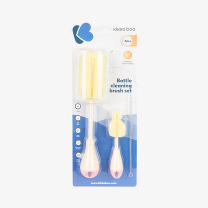 Bottle Brush Set 3 pcs Pink-Kikkaboo