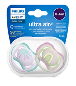 Philips Avent Ultra Air Soother – Girl – 0-6m – 2 Pcs