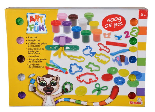 Simba - Art & Fun Mega Dough Playset - 55pcs