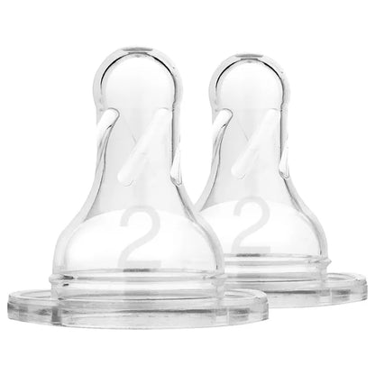 Dr. Browns - Level 2 Silicone Narrow Options+ Nipple 2pcs