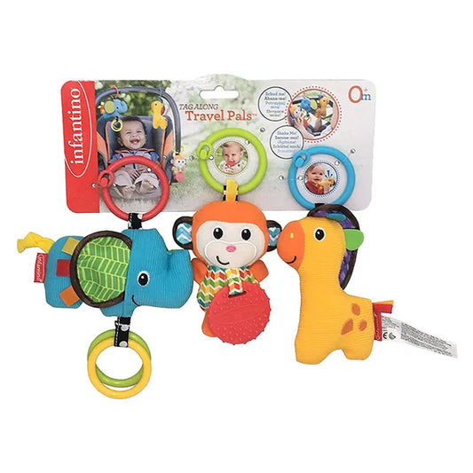 Infantino - Tag Along Travel Pals - Animals