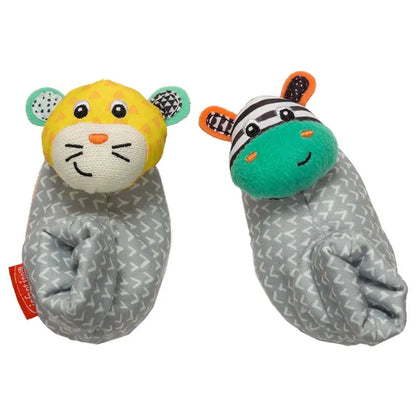 Infantino - Foot Rattles - Zebra/Tiger