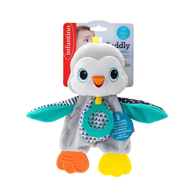 Infantino - Cuddly Penguin Teether For Baby