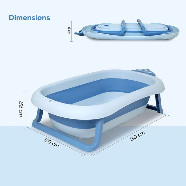 Nurtur - Collapsible Baby Bathtub - Blue