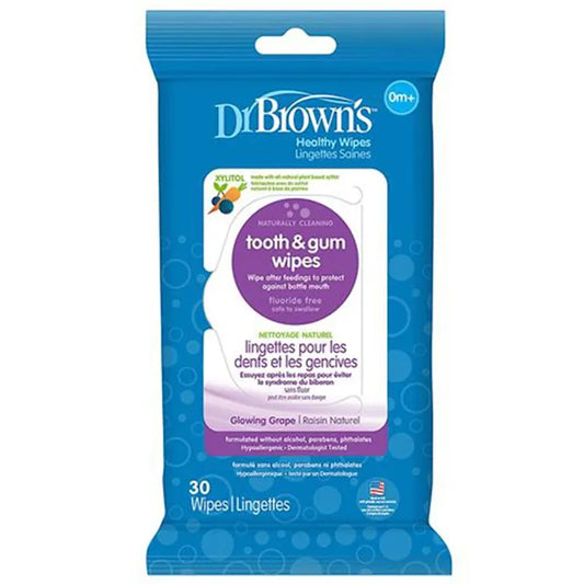 Dr. Browns Tooth & Gum Wipes-30-Pack