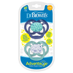 Dr. Browns - Stage 2 Advantage Pacifier Chemistry 2pcs