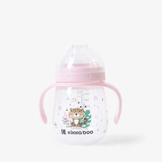 Cup with Silicone Spout 240ml Savanna Pink-Kikkaboo