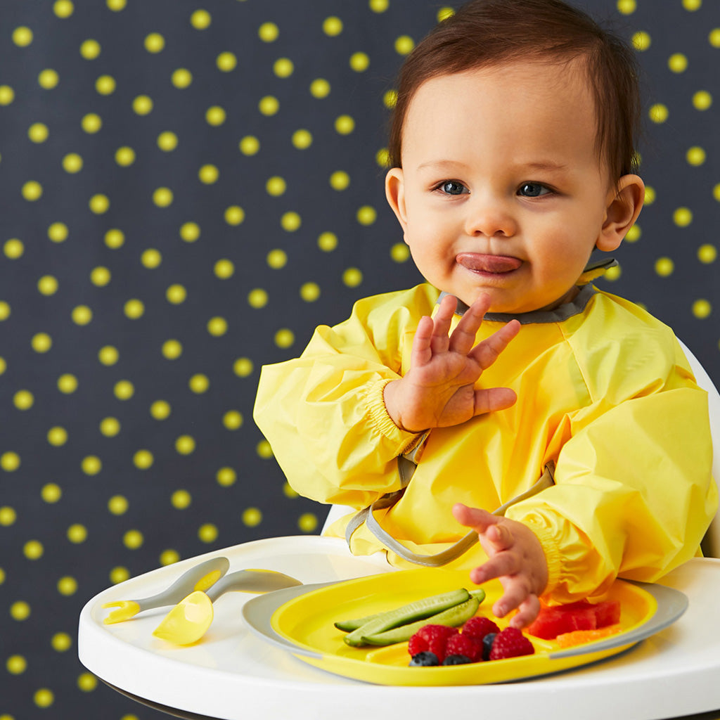 TODDLER CUTLERY SET - LEMON SHERBET