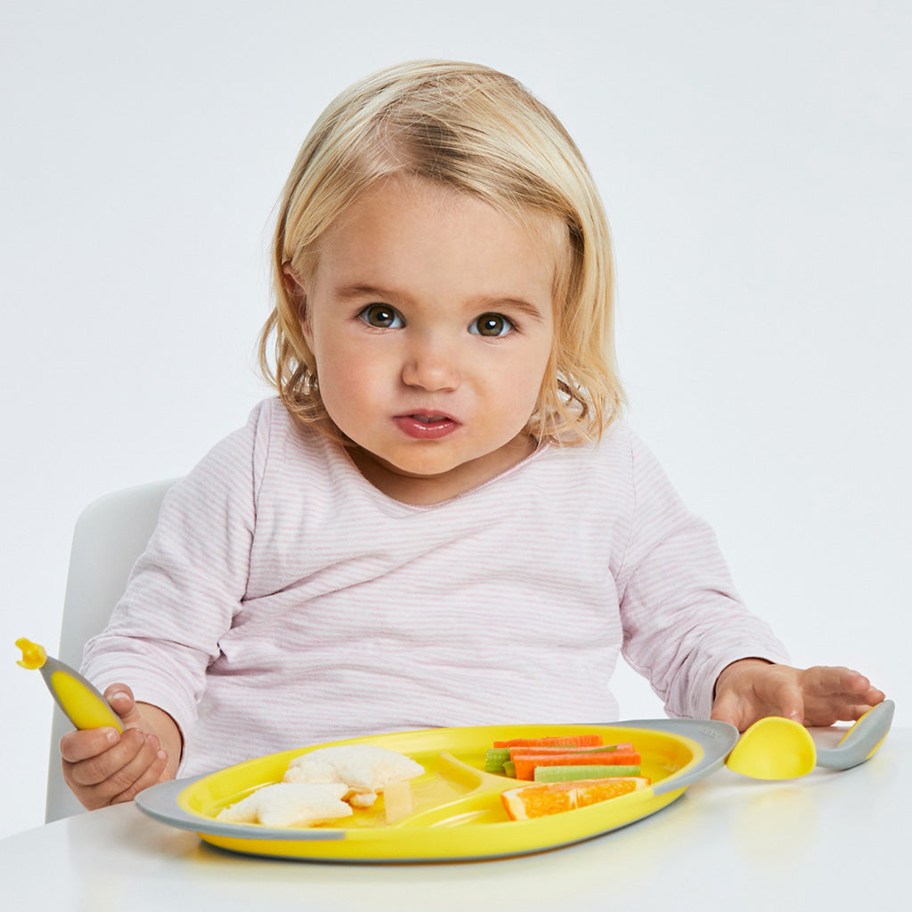 TODDLER CUTLERY SET - LEMON SHERBET