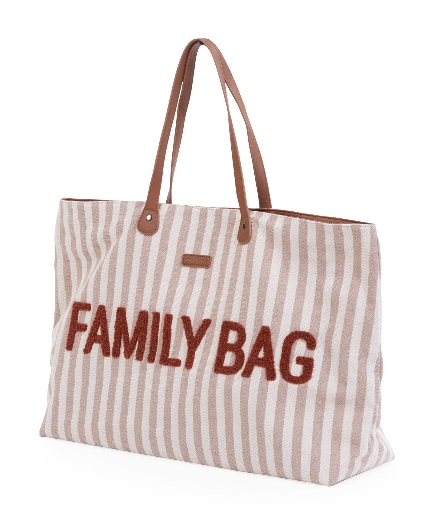 Childhome Family Bag - Stripes  Nude/Terracotta