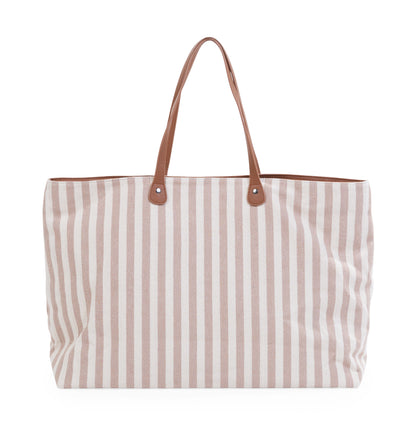 Childhome Family Bag - Stripes  Nude/Terracotta